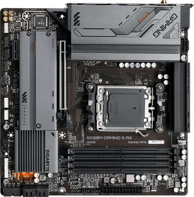 Материнская плата mATX LGAAM5 GIGABYTE B650M GAMING X AX