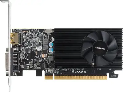 Видеокарта Gigabyte PCI-E 3.0 GV-N1030D4-2GL NVIDIA GeForce GT 1030 2Gb 64bit DDR4 1177/2100 DVIx1 HDMIx1 HDCP Ret low profile