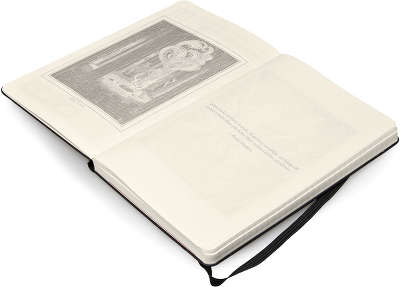 Записная книжка "Hobbit-II" (в линейку), Moleskine, Large, черный (арт. LEHOBQP060)