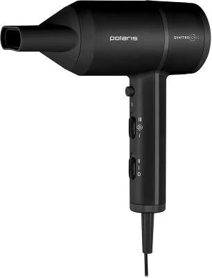 Фен PHD 2044Ti Quattro Ionic черный POLARIS