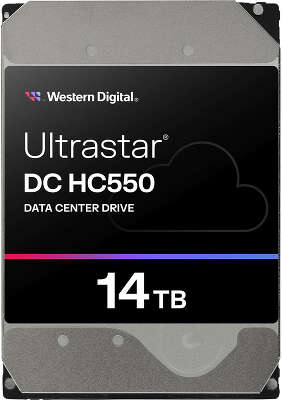 Жесткий диск/ HDD WD SATA Server 14Tb Ultrastar DC HC550 7200 6Gb/s 512MB 1 year warranty