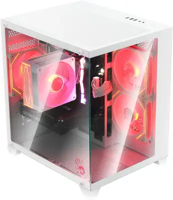 Корпус Bloody BD-CC105 белый без БП mATX 5x120mm 1xUSB2.0 1xUSB3.0 audio bott PSU