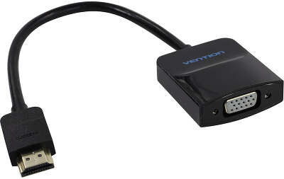 Мультимедиа конвертер Vention HDMI 19М/VGA F/mini Jack 3.5 mm F/micro USB 2.0 Type B F (ACHBB)