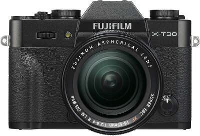 Цифровая фотокамера Fujifilm X-T30 Black kit (XF 18-55 f/2.8-4 R LM OIS)