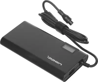 Блок питания Ippon SD90U автоматический 90W 15V-19.5V 11-коннект. 4.5A 2.1A от бытовой электросети LСD индикатор