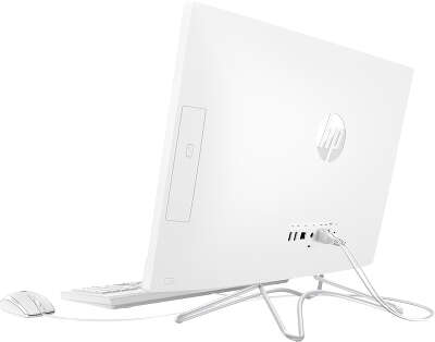 Моноблок HP 24-f0045ur 23.8" FHD i5-8250U/8/1000/128 SSD/GF MX110 2G/WF/BT/Cam/Kb+Mouse/W10,белый (4GX62EA)