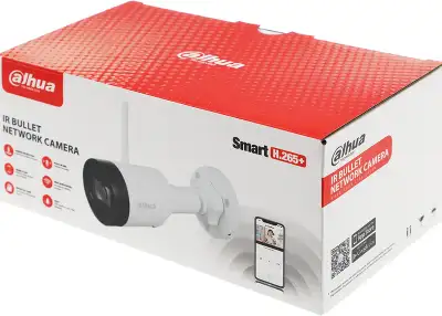 Камера видеонаблюдения IP Dahua DH-IPC-HFW1430DS1P-SAW-0280B Wi-Fi 2.8-2.8мм цв. корп.:белый/черный
