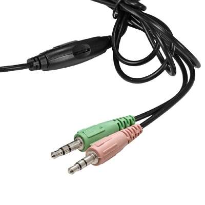 Exegate EX295315RUS Полноразмерные наушники с микрофоном (гарнитура) ExeGate Office HS-130S (2x3.5мм, динамик 40мм, 20-20000Гц, длина кабеля 2.2м, регулировка громкости)