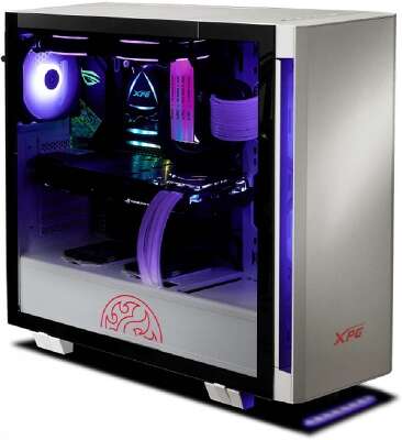 XPG INVADER WHITE (INVADER-WHCWW) (Midi-Tower, белый, TG, 120mm fan*2)