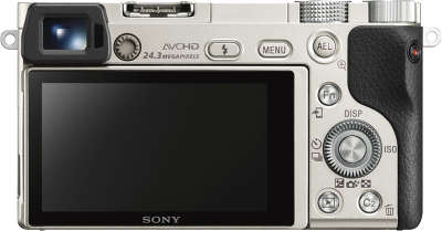 Цифровая фотокамера Sony Alpha 6000 Silver Kit (16-50 мм)