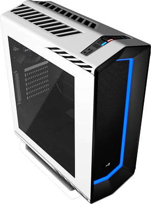 Корпус Aerocool [Project 7] P7-C1 , акриловое окно, белый, , ATX, без БП, 8 вариантов подсветки