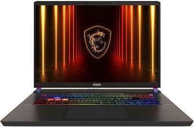 Ноутбук MSI Vector 17 HX AI A2XWJG-062RU Intel Core Ultra 9 275HX/32Gb/SSD1Tb/RTX5090 24Gb/17"/IPS/WQXGA/2560x1600/240Hz/Win11/Cosmos Gray (9S7-17S372-062)