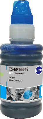 Чернила CACTUS 100ml /L100 [CS-EPT6642], Cyan