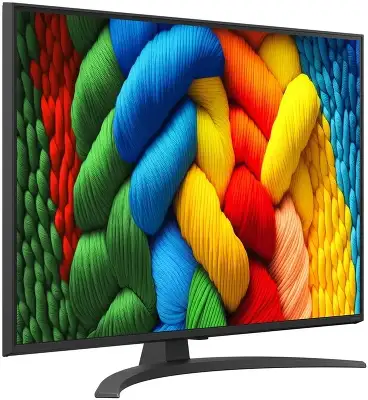 Телевизор LED LG 43" 43NANO81A6A.ARUG черный 4K Ultra HD 60Hz DVB-T DVB-T2 DVB-C DVB-S DVB-S2 USB WiFi Smart TV