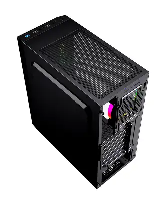 Корпус GMNG OGC-G110 черный без БП ATX 5x120mm 2xUSB2.0 1xUSB3.0 audio bott PSU