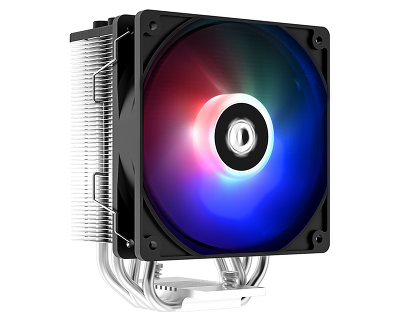Кулер для процессора ID-COOLING SE-214-XT LGA1700/1200/115X/AM4 (16шт/кор, TDP 180W, PWM, 4 тепл.трубки прямого контакта, FAN 120mm, Dynamic Multi-Color LED) RET