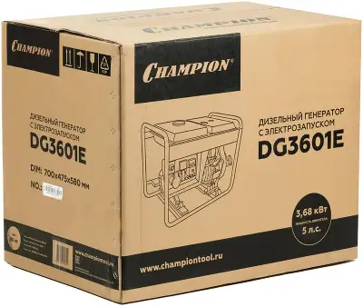 Генератор Champion DG3601E 3кВт