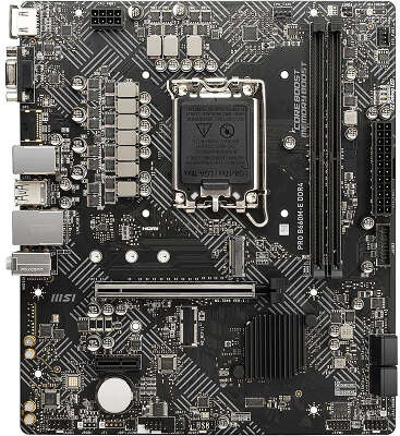 Материнская плата mATX LGA1700 MSI PRO B660M-E DDR4