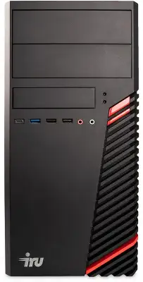 Компьютер IRU Home 310H6SM G7400 3.7 ГГц/8/256 SSD/без ОС,черный