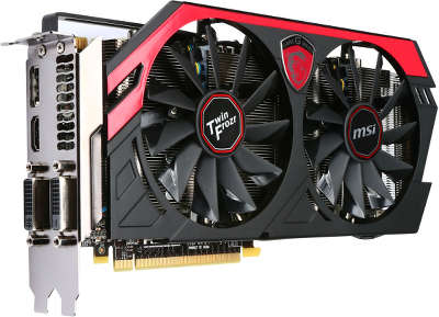 Видеокарта PCI-E NVIDIA GeForce GTX760 2048MB DDR5 MSI [N760 TF 2GD5/OC], RTL