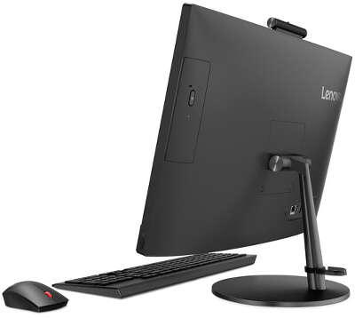 Моноблок Lenovo All-in-One V530-24ICB 23.8" FHD Gold G5400T/4/256 SSD/Multi/WF/BT/Cam/Kb+Mouse/DOS,черный