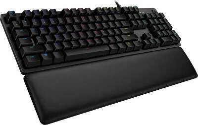 Клавиатура Logitech G513 Tactile (GX Brown switches) механическая черный USB Multimedia for gamer LED (подставка для запястий) (920-009329)