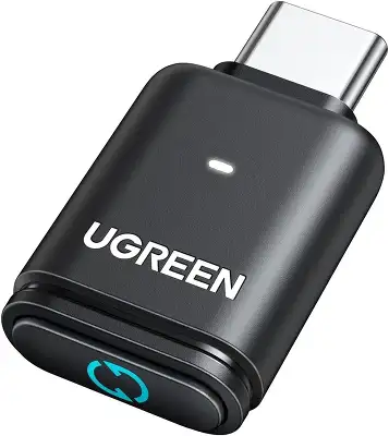 Адаптер UGREEN BT501 (45008) USB-C Bluetooth Transmitter Audio Adapter For PC/PS5/Switch. Цвет: серый