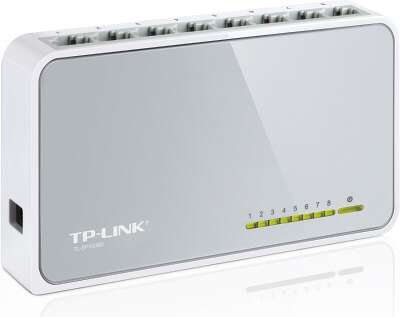 Коммутатор TP-Link TL-SF1008D (L2) 8x100Мбит/с неуправляемый