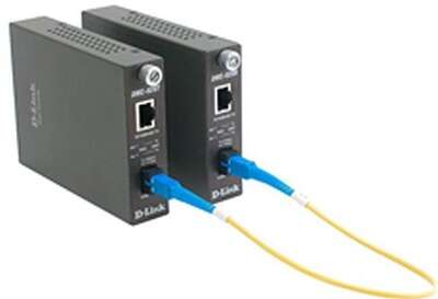 Медиаконвертер D-Link DMC-920T/B10A 1x10/100Base-TX 1x100Base-FX SC ТХ:1550nm RX:1310nm 20km