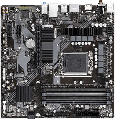Материнская плата/ MB GIGABYTE INTEL B760 s1700, 4xDDR4(128GB), HDMI 2.0/2xDP, 1xPCIe 4.0x16, 2xPCIe 3.0, 1xLAN (2.5GbE), Wi-Fi, BT, 4xSATA 6Gb/s, 2xM.2, 1xUSB-C, 3xUSB 3.2, 2xUSB 2.0, mATX