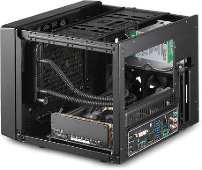 Корпус Cooler Master Elite 110, черный, mini-ITX, без БП (RC-110-KKN2)