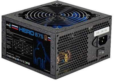 Блок питания Aerocool 650W Retail VP-650 , ATX v2.4, 80+ Bronze, A.PFC, 12cm fan, Haswell Ready, 2x PCI-E (6+2