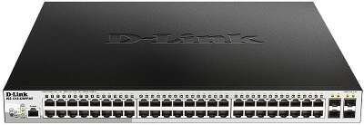 Коммутатор D-Link DGS-1210-52MPP/ME/B1A 48G 4SFP 48PoE 740W управляемый
