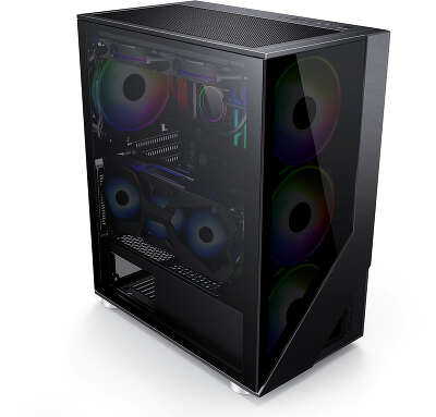 Корпус Formula V-LINE 7713 черный без БП ATX 3x120mm 6x140mm 2xUSB2.0 1xUSB3.0 audio bott PSU