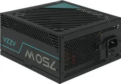 Блок питания Azza ATX 750W PSAZ-750G 80+ gold (20+4pin) APFC 120mm fan 6xSATA Cab Manag RTL