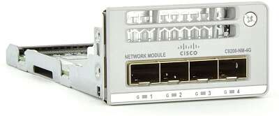Модуль интерфейсный CISCO Catalyst 9200 4x1Gb SFP Uplink Module, C9200-NM-4G=