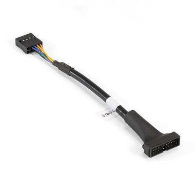 Exegate EX294785RUS Кабель-переходник USB 2.0-USB 3.0 ExeGate EX-CC-U3U2-0.15 (9pin(F)/19pin(M), 0,15м)