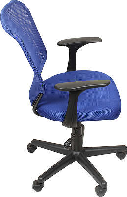 Кресло офисное COLLEGE H-8828F синий ткань, сетчатый акрил