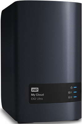 Сетевое хранилище NAS WD 4 ТБ WDBSHB0040JCH My Cloud EX2 Ultra 2xDisk 2-bay