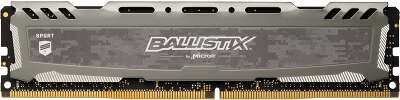 Модуль памяти DDR4 DIMM 8Gb DDR3200 Crucial Ballistix Sport LT Gray (BLS8G4D32AESBK)