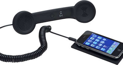 Гарнитура Native Union Retro Pop Phone, черная [MMPOP-BLK-ST]