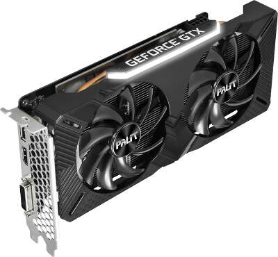 Видеокарта Palit nVidia GeForce GTX1660Ti Dual 6Gb GDDR6 PCI-E DVI, HDMI, DP