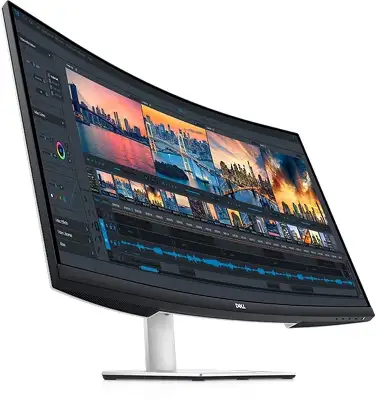 Монитор Dell 31,5" S3221QSA Curved 1800R, 16:9, VA, UHD, 5ms, 300cd, 60Hz, HDMI, DP, USB, HAS