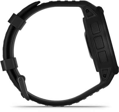Смарт-часы Garmin Instinct 2 Solar 45мм 0.9" AMOLED корп.черный силикон рем.черный (010-02627-03)