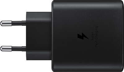 Зарядное устройство Samsung EP-TA845, USB type-C, USB type-C, 3A, черный