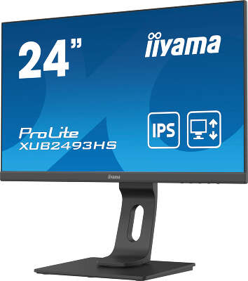 Монитор 24" Iiyama ProLite XUB2493HS-B4 IPS FHD D-Sub, HDMI, DP