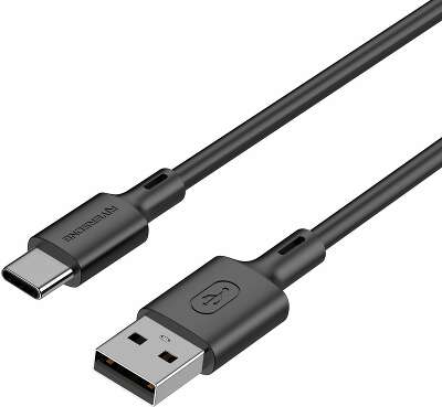 Кабель Riversong Riversong Zeta USB(m)-USB Type-C (m) 1м, черный 2.4A