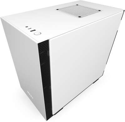 Корпус NZXT H210i, белый/черный, mini-ITX, Без БП (CA-H210i-W1)