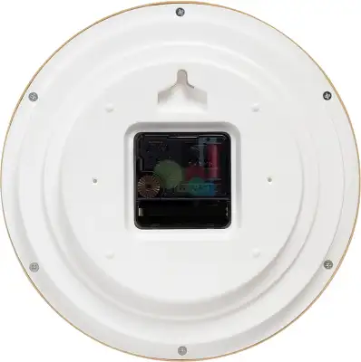 Часы настенные аналоговые Бюрократ WALLC-R83P D22см белый/бежевый (WALLC-R83P22/IVORY)