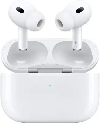 Гарнитура внутриканальные Apple AirPods Pro 2 2023 USB-C A3047/A3048/A2968 белый беспроводные bluetooth в ушной раковине (MTJV3ZA/A)